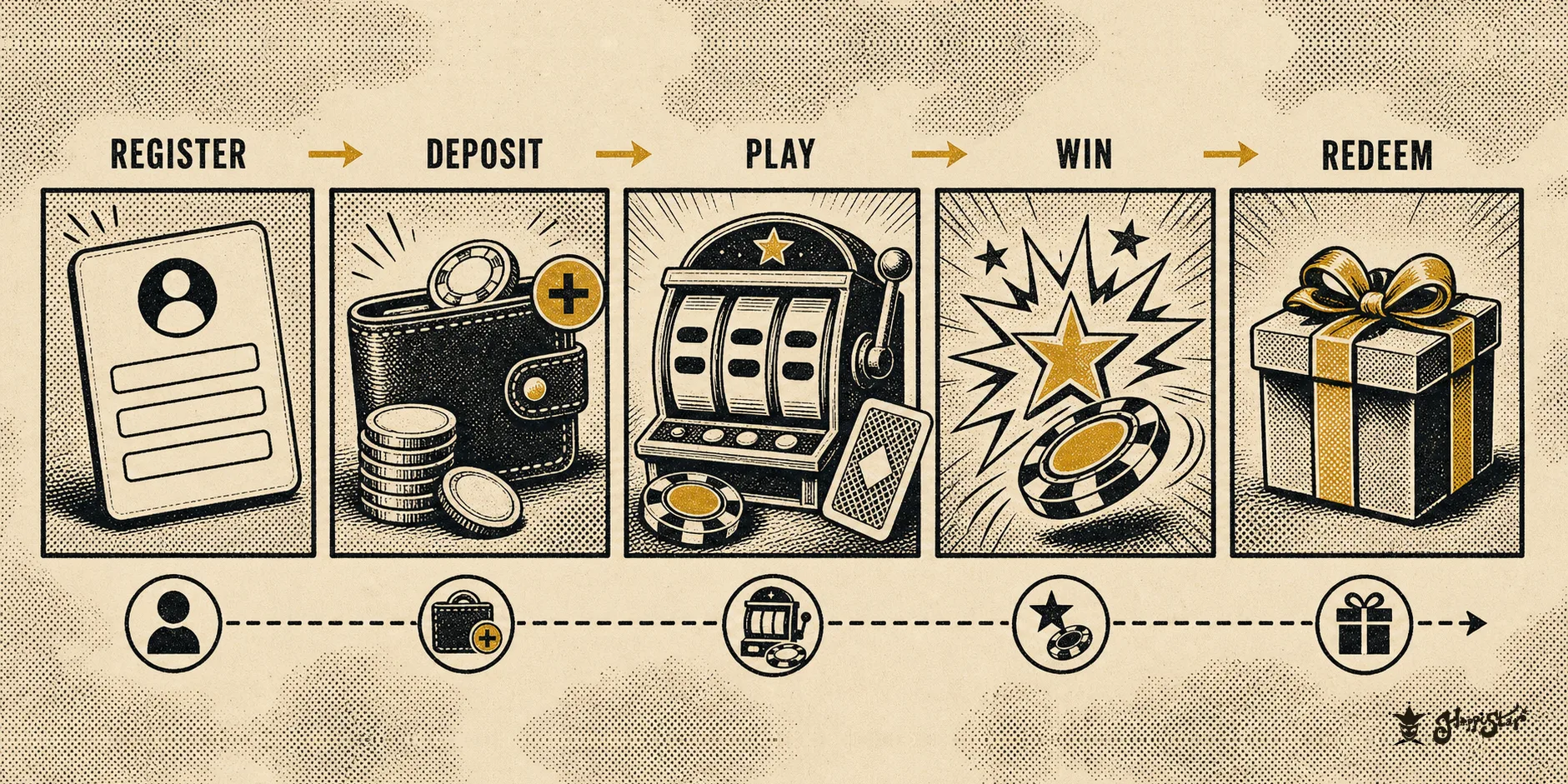HappiStar — online casino, one connected player journey